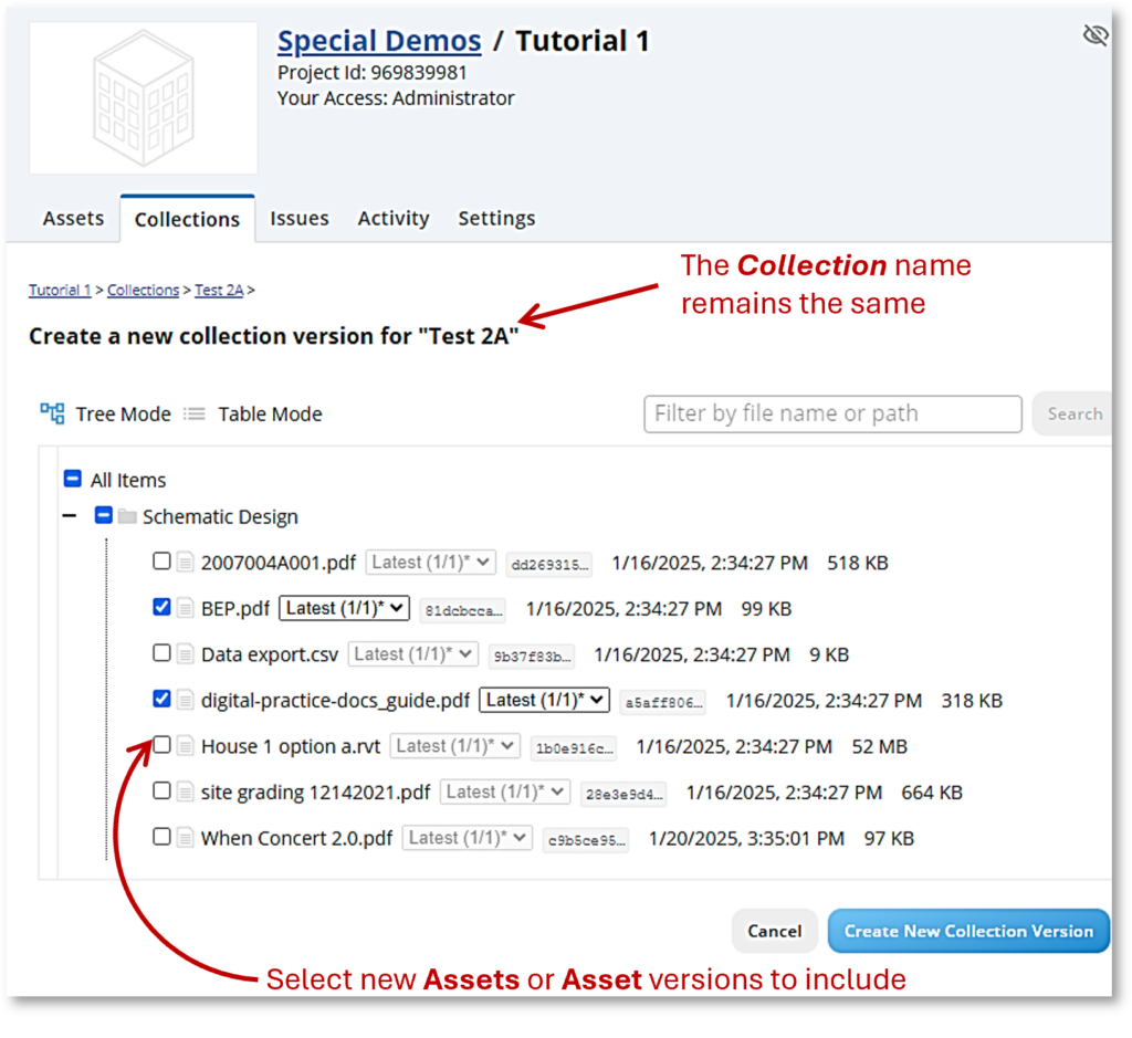 Appending existing Collections